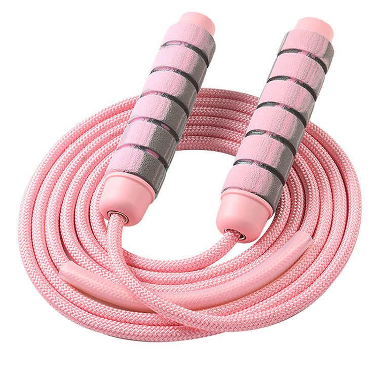 粉色棉绳跳绳
